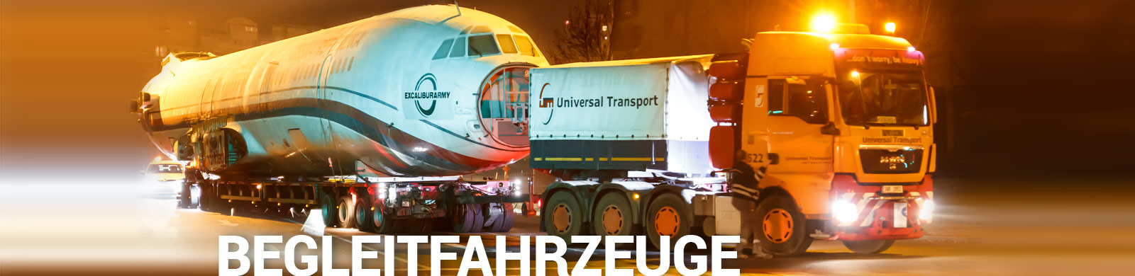 Begleitfahrzeug-Versicherung